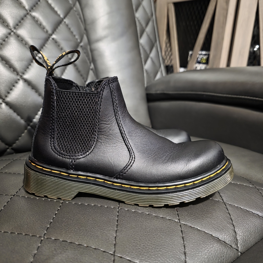 Dr. Martens Black Kids Chelsea Boots